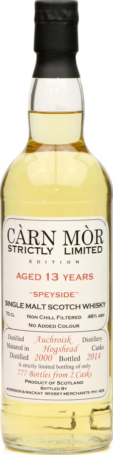 Auchroisk 2000 MMcK Carn Mor Strictly Limited Edition 46% 700ml