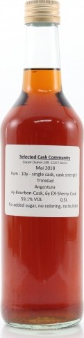 Trinidad Distillers Selected Cask Community 10yo 59.1% 500ml