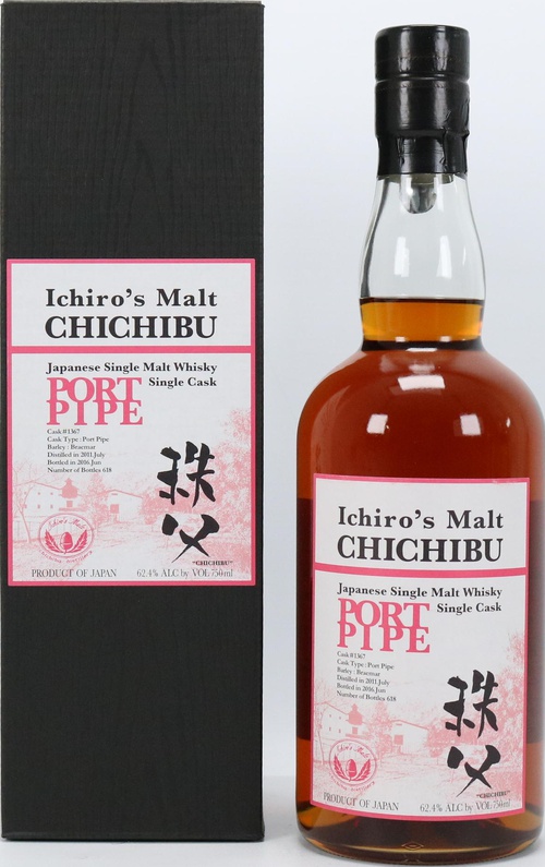 Chichibu 2011 Ichiro's Malt Port Pipe #1367 62.4% 750ml