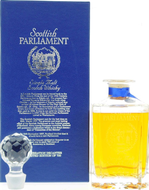 Scottish Parliament Celebration Decanter Limited Edition 43% 700ml