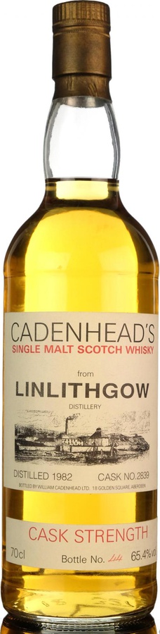 Linlithgow 1982 CA White Label Cask Strength #2839 65.4% 700ml