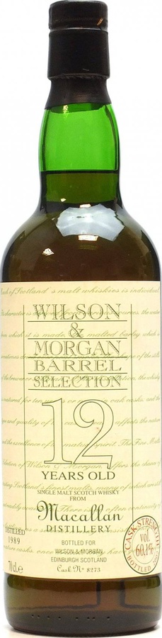 Macallan 1989 WM Barrel Selection Sherrywood Finished #8273 60.1% 700ml
