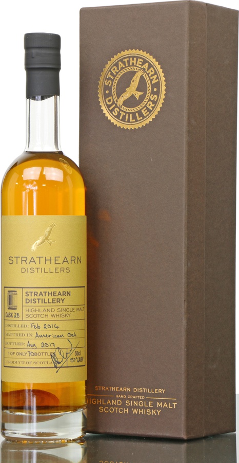 Strathearn 2014 Single Cask #28 57% 500ml