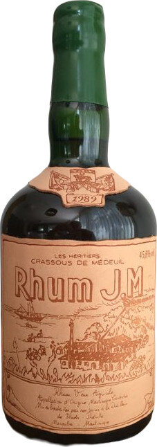 Rhum J.M 1989 15yo 45.8% 700ml