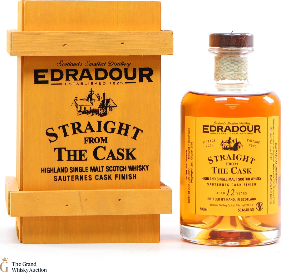 Edradour 2000 Straight From The Cask Sauternes Cask Finish 56.6% 500ml