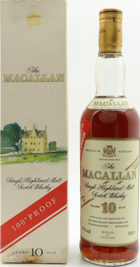 Macallan 10yo 100 Proof Sherry Wood 57% 750ml