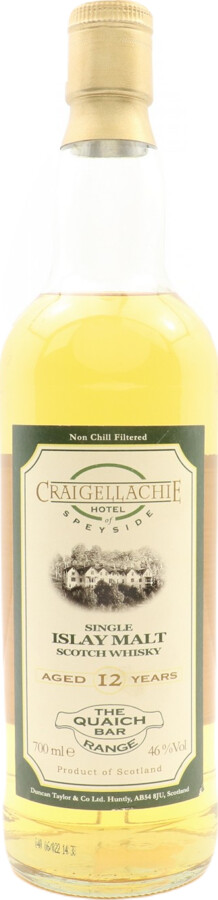 Mortlach 12yo DT Craigellachie Hotel The Quaich Range 46% 700ml