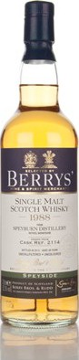 Speyburn 1988 BR Berrys Own Selection #2114 52.3% 700ml