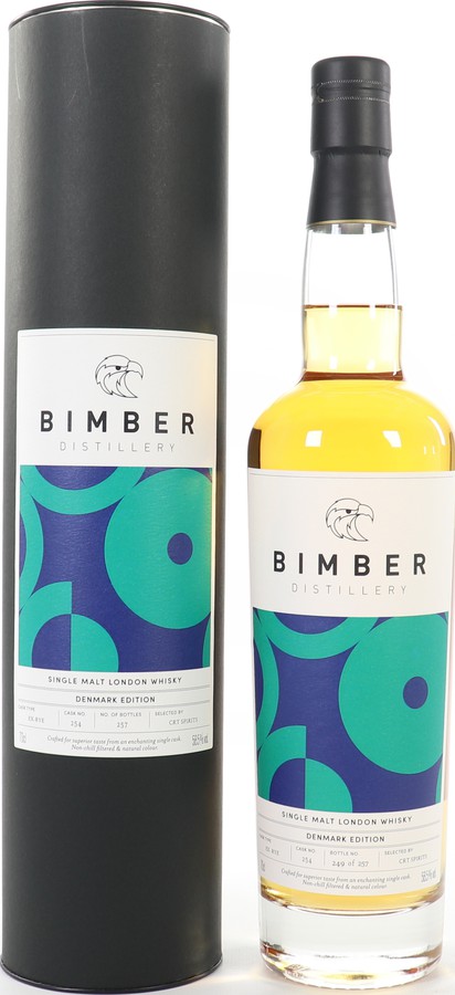 Bimber Single Malt London Whisky Denmark Edition ex-Rye #254 CRT Spirits 58.5% 700ml
