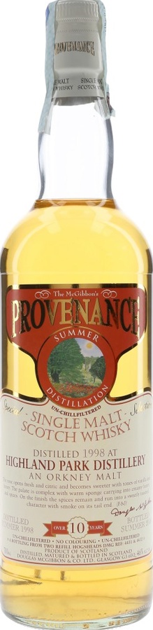 Braeval 1998 McG McGibbon's Provenance Sherry Butt DMG 4648 46% 700ml