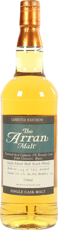 Arran Brandy Cask Limited Edition 58.9% 750ml