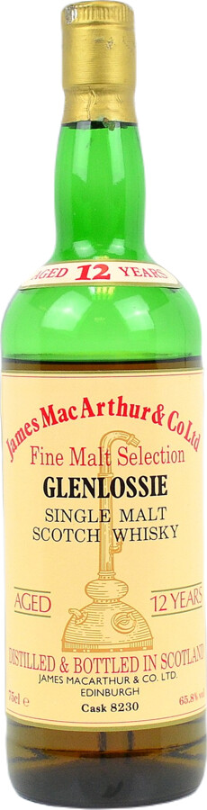 Glenlossie 12yo JM Fine Malt Selection #8230 65.8% 750ml