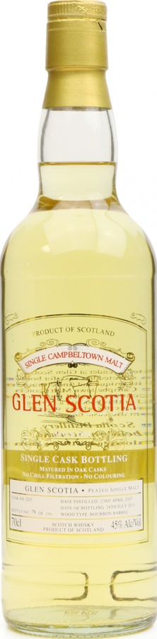 Glen Scotia 2000 Single Cask Bottling #087 45% 700ml