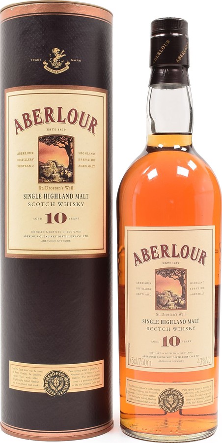 Aberlour 10yo 43% 750ml