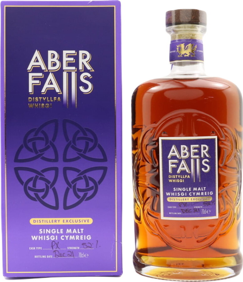 Aber Falls Single Malt Whisgi Cymreig Distillery Exclusive premium Orange wine cask 52% 700ml