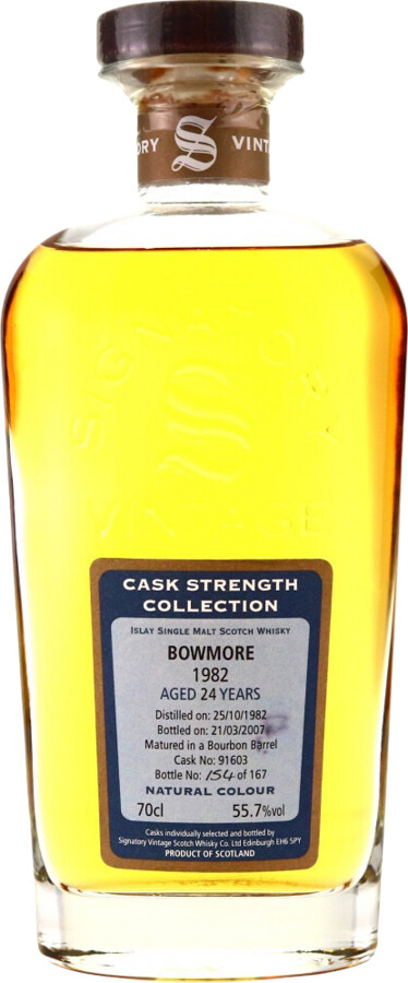 Bowmore 1982 SV Cask Strength Collection 24yo Bourbon Barrel #91603 55.7% 700ml