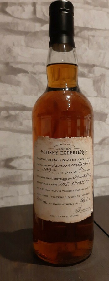 Bunnahabhain 1997 DR Whisky Experience Shop 58.3% 700ml