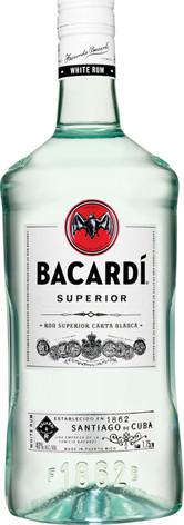 Bacardi Superior Carta Blanca 40% 1750ml