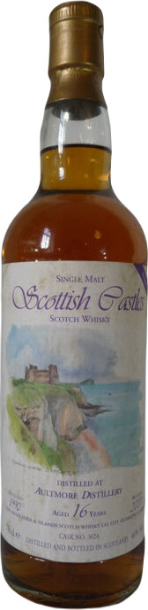 Aultmore 1990 JW Castle Collection Series 19 16yo Sherry cask #3624 46% 700ml