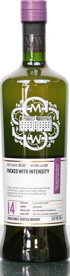 Royal Brackla 2006 SMWS 55.63 Packed with intensity 53.8% 700ml