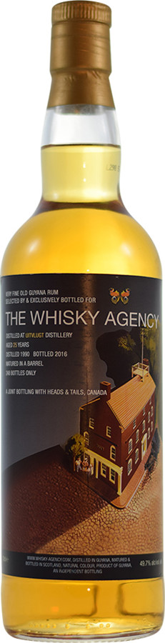 The Whisky Agency 1990 Uitvlugt 25yo 49.7% 700ml