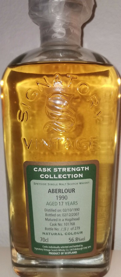 Aberlour 1990 SV Cask Strength Collection #101768 56.8% 700ml