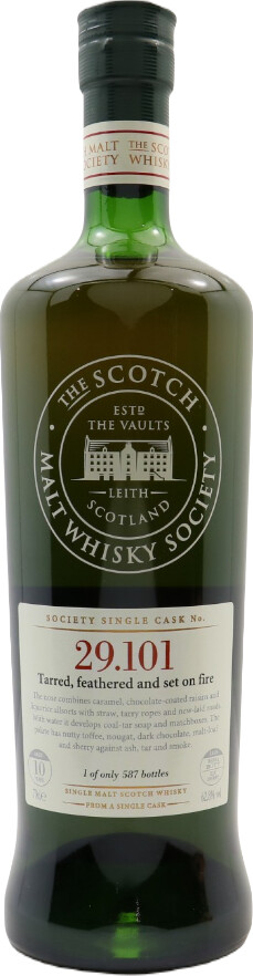 Laphroaig 2000 SMWS 29.101 Tarred feathered and set on fire 10yo Refill Ex-sherry Butt 62.8% 700ml