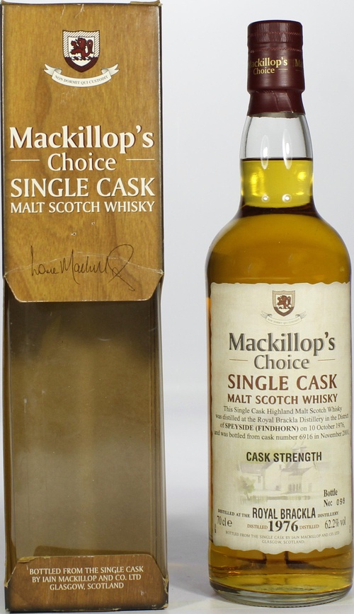 Royal Brackla 1976 McC Single Cask Cask Strength Refill Sherry #6916 62.2% 700ml