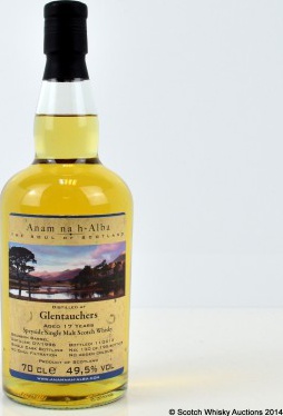 Glentauchers 1996 ANHA The Soul of Scotland Bourbon Barrel 49.5% 700ml