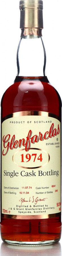 Glenfarclas 1974 for The Whisky Exchange #6041 50.5% 700ml