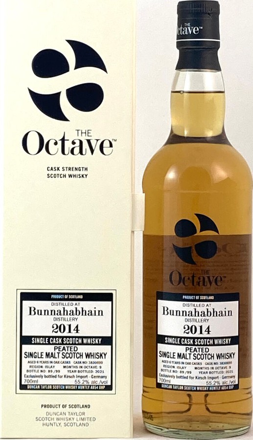Bunnahabhain 2014 DT The Octave Cask Strength #3827074 Premium spirits 53.8% 700ml