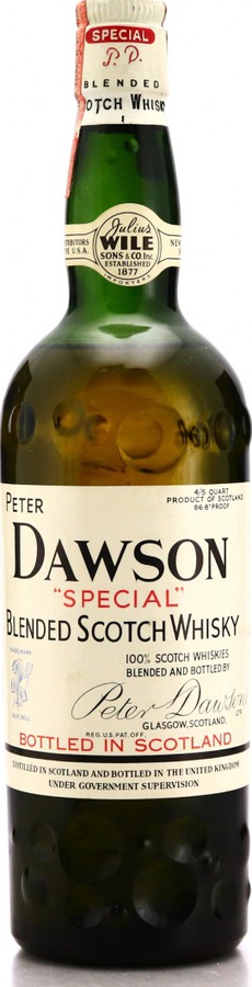 Peter Dawson Special PeDa Blended Scotch Whisky 40% 750ml
