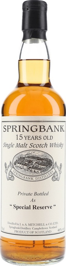 Springbank 15yo Private Bottling #477 46% 700ml