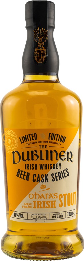 The Dubliner O'Hara's Leann Follain Irish Stout Beer Cask Series Batch 1 40% 700ml