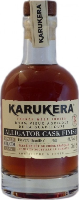 Karukera Alligator Cask Finish 46.7% 200ml