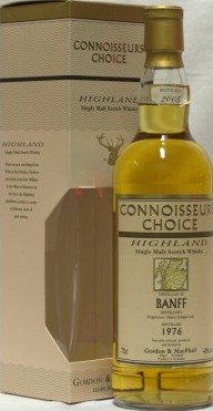 Banff 1976 GM Connoisseurs Choice Oak Casks Imported by Classic Wine Imports Inc 40% 750ml