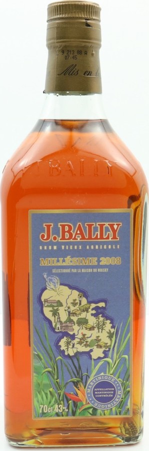 J.Bally 2008 43% 700ml