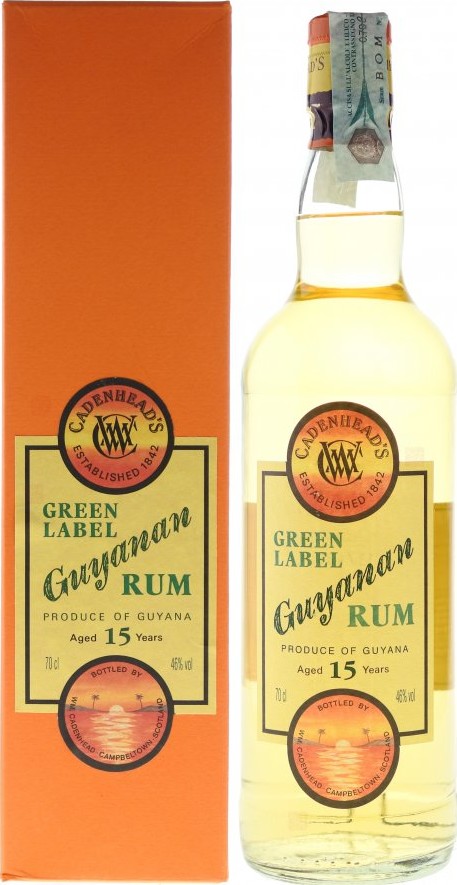 Cadenhead's Green Label Guyanayan 15yo 46% 700ml