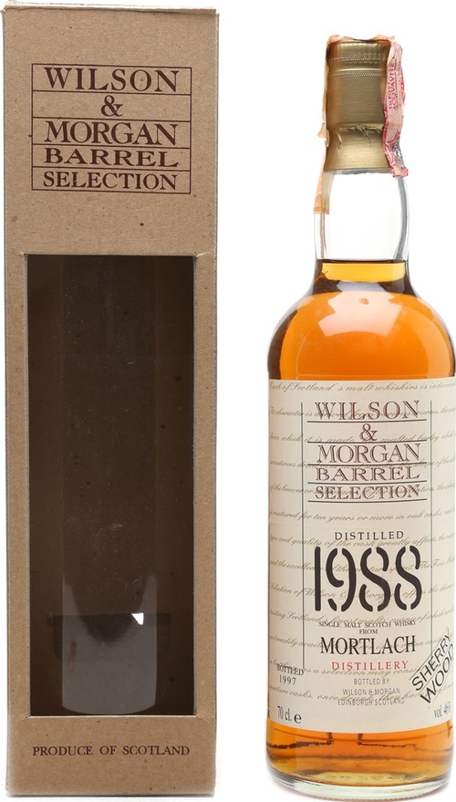 Mortlach 1988 WM Barrel Selection Sherry Wood 46% 700ml