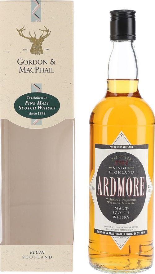 Ardmore 1981 GM Licensed Bottling 40% 700ml