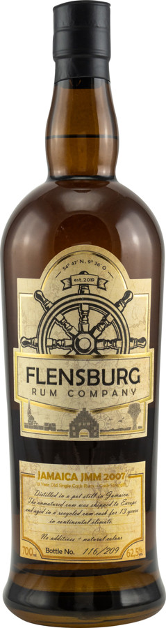 Flensburg Rum Company 2007 Jamaica JMM 13yo 62.5% 700ml