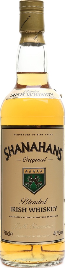 Shanahan's Single Malt Irish Whisky Original oak casks 40% 700ml