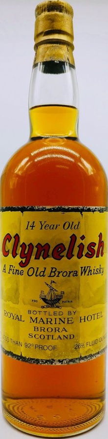 Clynelish 14yo Royal Marine Hotel A Fine Old Brora Whisky 52.57% 750ml