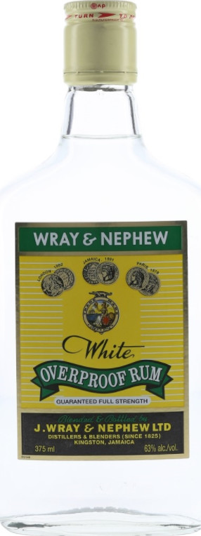 Wray Nephew White Overproof 63% 375ml
