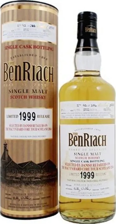 BenRiach 1999 Single Cask Bottling Rum Barrel #6970 Mac Y 51.4% 700ml