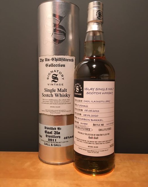 Caol Ila 2011 SV The Un-Chillfiltered Collection Bourbon Barrel #310893 Gall & Gall 46% 700ml