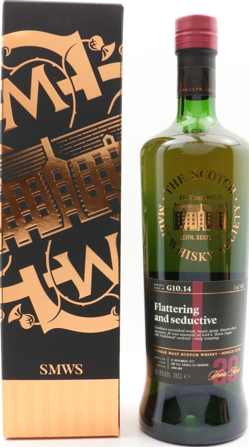 Strathclyde 1977 SMWS G10.14 Flattering and seductive 2nd Fill Ex-Bourbon Barrel 57% 700ml