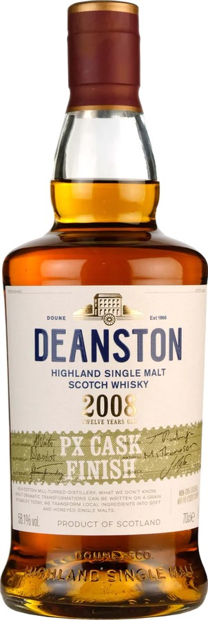 Deanston 2008 Distillery Exclusive PX Cask Finish 58.1% 700ml