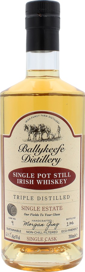 Ballykeefe Distillery 2017 Single Pot Still Irish Whisky #9 61.1% 700ml