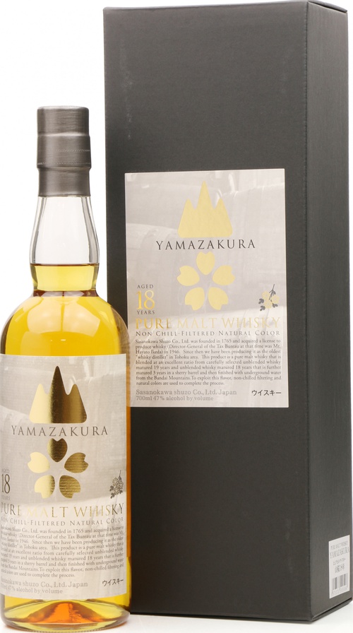 Yamazakura 18yo Pure Malt Whisky 47% 700ml
